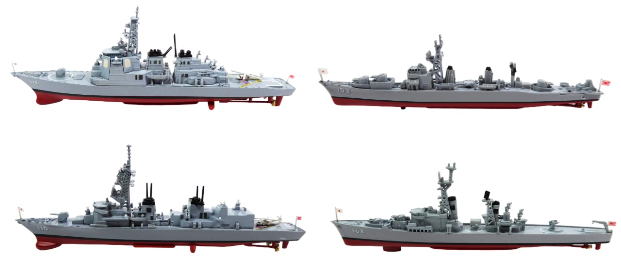OPO 10 - Set of 4 Japanese warships 1/900: JDS KONGO + TAKANAMI + AMATSUKAZE + AYANAMI / LSD43