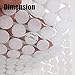 1000pcs Adhesive (500 Pair Sets) 0.78in Diameter Sticky Back Coins Hook & Loop Self Adhesive Dots Tapes (White)