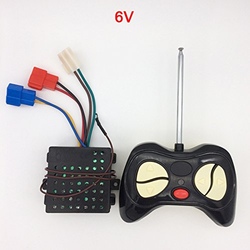 Berica King 27mhz Universal Remote Control and 6V Receiver Kit Remote Controller Control Box Accessory for Kids Power Wheels Car Children's Electric Ride On Toys Replacement Parts - Thumbnail 3