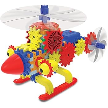 The Learning Journey Techno Gears STEM Construction Set - Quirky Copter (60+ pieces) - Helicopter Toy - Award-Winning Learning Toys & Gifts for Boys & Girls Ages 6 Years and Up