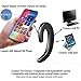 Junshion Bluetooth 4.2 Bone Conduction Headphones,Wireless Bluetooth Earphone with Mic Single Ear Hook Headset Earbud,5-6 Hrs Playback Noise Cancelling Headsets (Comfy & Fast Pairing)