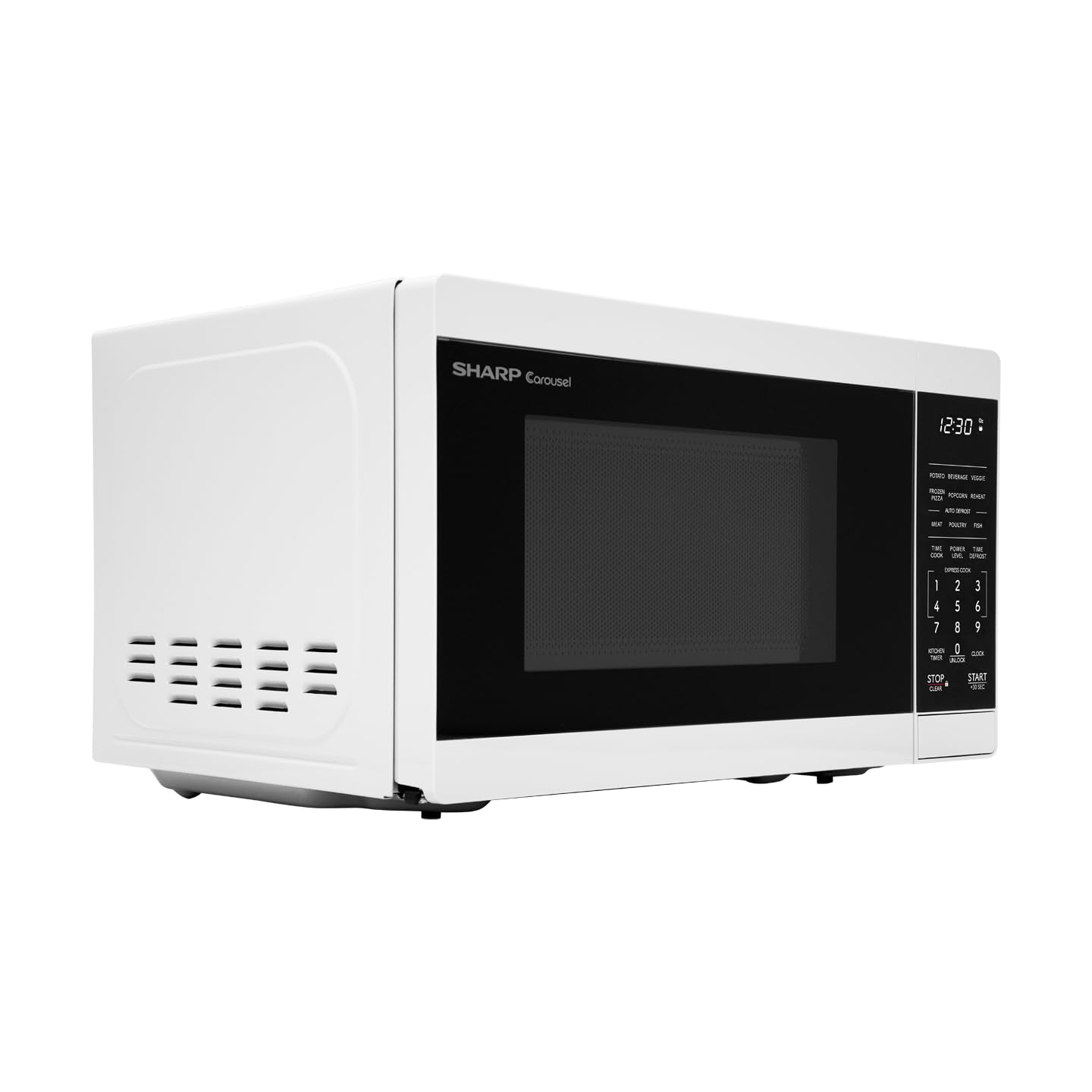 Sharp Compact Countertop Microwave Oven with Removable 10