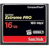 SanDisk Extreme PRO 16GB Compact Flash Memory Card UDMA 7 Speed Up To 160MB/s- SDCFXPS-016G-X46  (Label May Change)