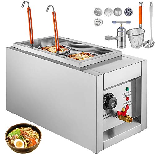VBENLEM Electric Pasta Cooking Machine 2 Holes 2KW Commercial Pasta