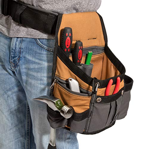 Dickies 8Pocket Padded Tool Belt/Utility Pouch, Adjustable 3Inch Belt