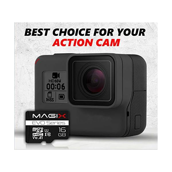 Magix MicroSD Speicherkarte EVO Series Klasse10 V10 + SD Adapter bis zu 80 MB/s (16GB) – Bild 5