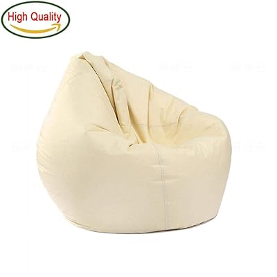 Waterproof Toy Storage Bean Bag Chair Cover Cream Palestine Ubuy