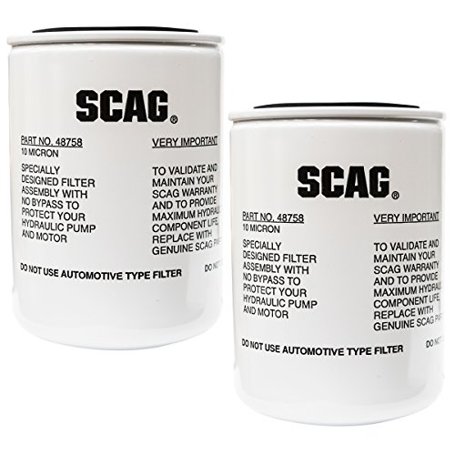 2PK Genuine OEM Scag Hydraulic Transmission Filter 48758