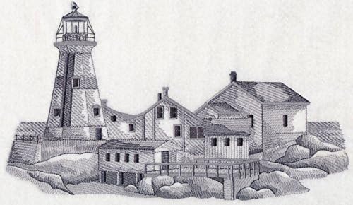 East Quoddy Lighthouse New Brunswick Custom Embroidered Sweatshirt Shirt