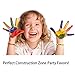 JOVITEC 48 Pieces Construction Party Favors Rubber Bracelets Construction Prizes Themed Birthday Party Supplies Silicone Wristbands Classroom Decor for Kids Birthday Gift