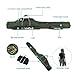 LIXADA Fishing Rod Case, Portable Folding Fishing Rod Case Fishing Pole Reel Storage Bag Fishing Gears Organizer