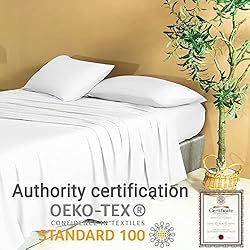 SONORO KATE 100% Bamboo Queen Size Bed Sheets Set