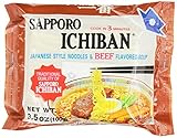 Sapporo Ichiban, Beef, 3.5-Ounce Packages (Pack of 24)