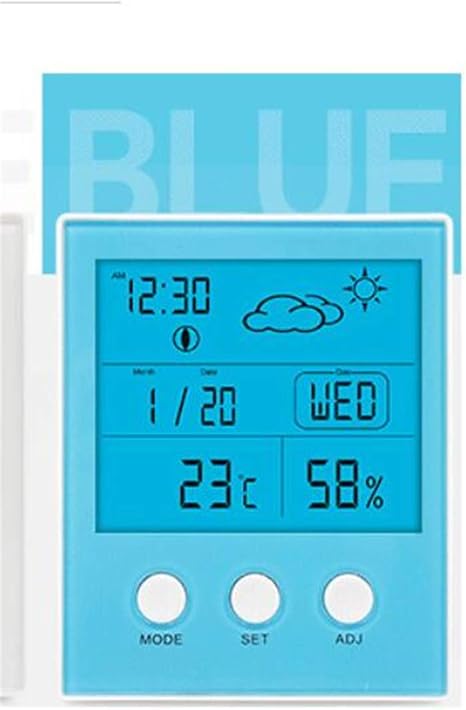Thermometre Interieur Bebe Hygrometre Digital Reveil Voiture Vin Thermometre Thermometre Temperature Et Compteur D Humidite Accueil Interieur Haute Precision Chambre Electronique Pour Bebe Amazon Fr Bebes Puericulture