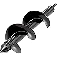 TCBWFY Auger Drill Bit for Planting 3x12inch,Garden Auger Spiral Drill Bit,Rapid Planter for 3/8" Hex Drive Drill - for Tulips,Iris,Bedding Plants and Digging Weeds Roots
