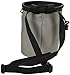 AMC Climbing Chalk Bag w/ Panda Embroidery/Front Pocket/Belt, Grey, 7