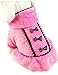 ACEFAST Puppy Pet Dog Winter Hoodie Bowknot Warm Coat Soft Plush Princess Jasmine Dress (Pink, XS)