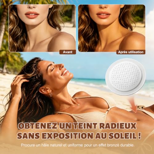 20 Pieces Sun Free Glow Patch Self-Tanning Microdarts, Sun-Free Glow Patches, Natural Sunless Bronzing, Suitable for All Skin Types (2 Boxes)