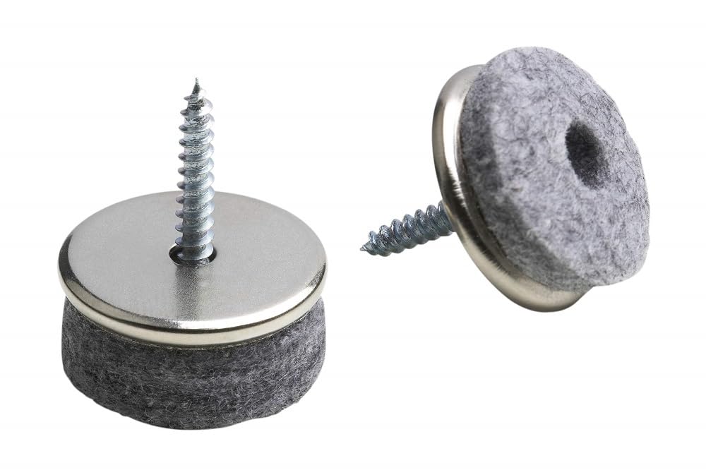 Meister Felt Glider "TopSoft" with screw, Ø 20 mm, 4 pieces, 644326