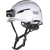 Safety Helmet Type-2 Non-Vented Class E w/Recharge Headlamp