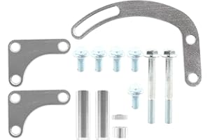 HOODANCOS Adjustable Billet Power Steering Pump Bracket Steel Mount for Compatible 396 402 409 427 454 502 V