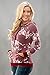 Shopglamla Floral Print Hood Detail Long Sleeves Top Made in USA