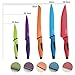 Kitchen Knife, Aikitco 8-Piece Color Knife Set- Includes 5 Cooking Knifes with 3 Bonus Gift - Chef Knife, Bread Knife, Slice Knife, Utility Knife and Pairing Knife