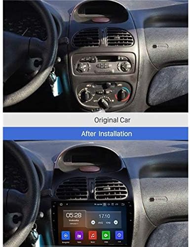 Sound-way 9" inch in dash car stereo adapter mounting fascia kit compatible with Peugeot 206 - Image 5