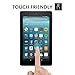 Wimaha Screen Protectors for Kindle Fire 7 2017 Tempered Glass Screen Protector for All-New Fire 7 Tablet 2017 Release (7th Generation) Scratch Proof