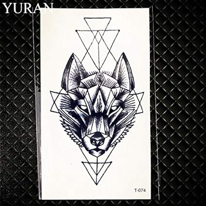 Hxman 5pcs Géométrique Moose Elk Arrow Tatouage Temporaire