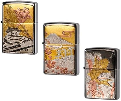 Amazon Co Jp Zippo ジッポー ライター 伝統工芸 彫金漢字シリーズ 3種類の内 恋 を1点のみです ホーム キッチン