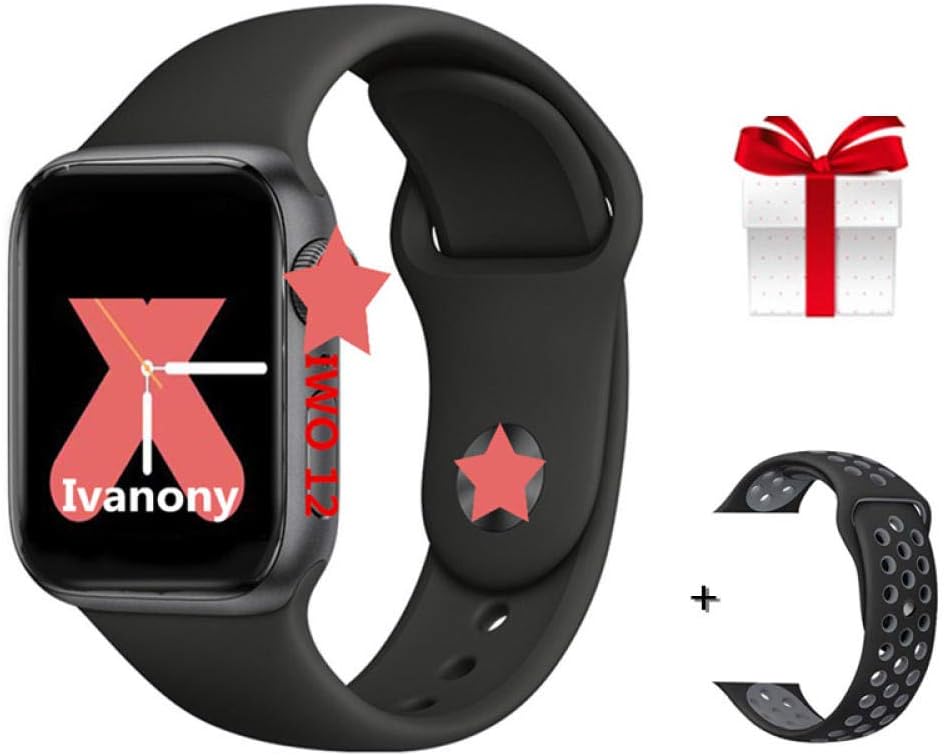 Sports Watches IWO 12 Series Heart Rate Monitors Heart Rate EKG Blood Pressure Wireless Charging Activity Trackers