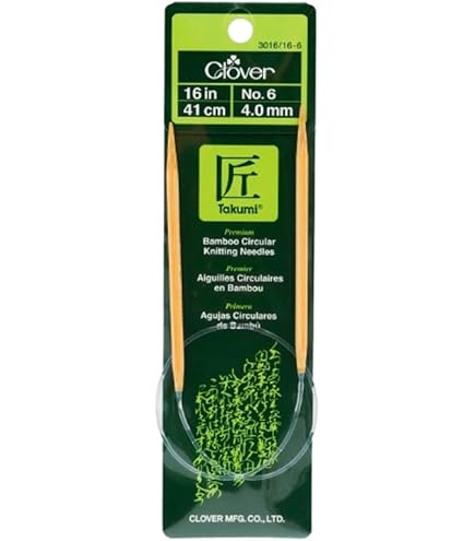 Amazon.com: Clover 3016/16-10 Takumi Bamboo Circular 16-Inch
