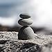 Garden Age Supply Natural River Stone Rock Cairn Sculpture Stacked Stone Balanced Rock Zen Stones Meditation (Triple)