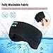 Bluetooth Sleep Headphones Headband,WU-MINGLU Sleep Mask with Bluetooth Headphones for Side Sleepers, Noise Cancelling Headband for Sleeping Wireless Headphones for Running Best Gifts for Men, Women