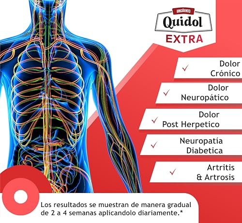 Ungüento para Dolor Intenso tipo Neuropático con Capsaicína Quidol Extra 150gr
