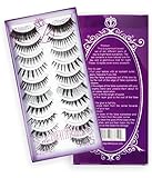 de Prettilicious False Eyelashes/ Lashes/ Falsies/ Fake Eyelashes. On Sales Now! FREE BEAUTY EBOOK!10 Pairs 10 Styles Natural and Glamorous Premium Set. 100% Guarantee Satisfaction. 100% Money Back RISK FREE Guarantee!