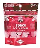 Seva Foods Organic Strawberry Space Ice Kream (Freeze Dried Ice Cream), 1.5 oz Bag - 10 Pieces