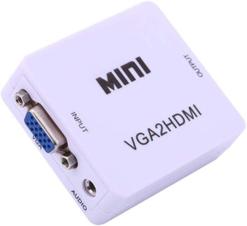 GIPTIP VGA to HDMI HD Video Converter Adapter VGA2HDMI HD Video Media Streaming Device