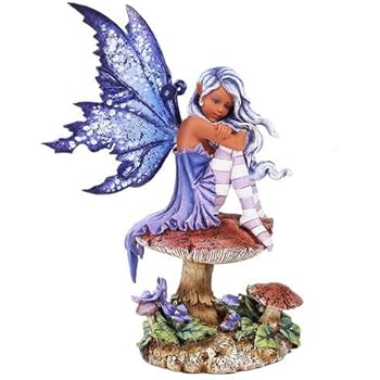 Pacific Giftware Amy Brown Licensed Violet Fairy Statue Polyresin Figurine