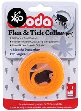 XPO Flea & Tick Orange Dog Anti-tick Collar