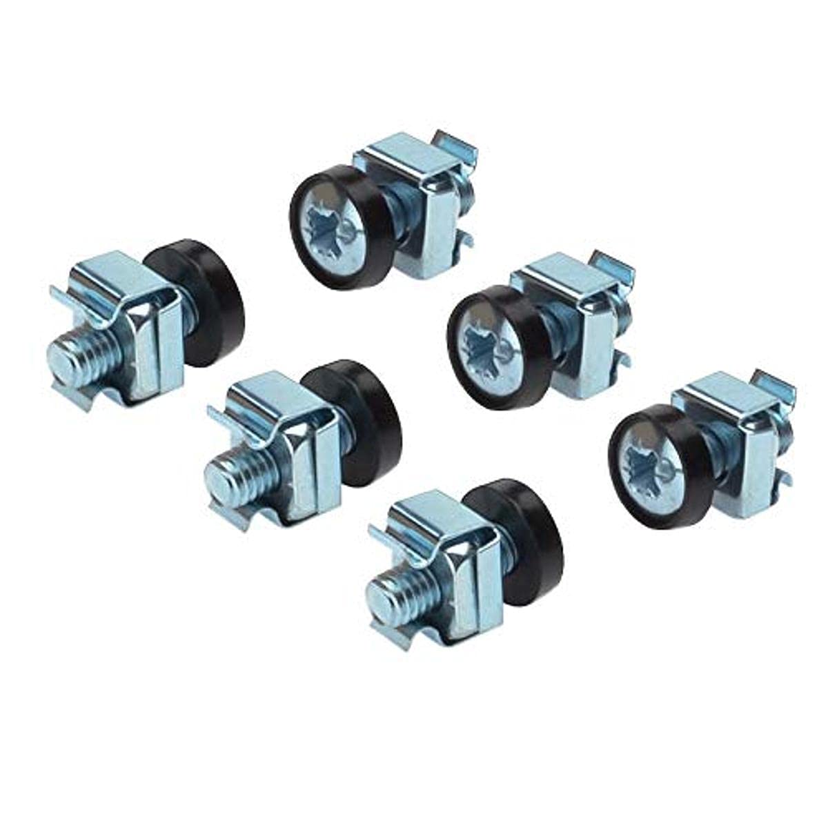 PremiumCord Rack Mounting Kit, 4x M6 Screw, 4x Nuts, 4x Plastic Washers