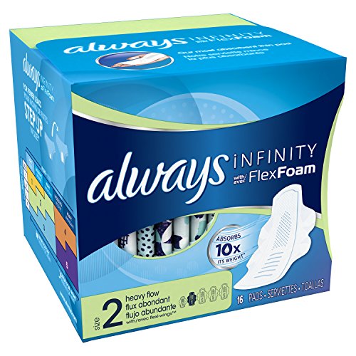 Always Infinity Spr Flex Size 16ct Always Infinity Super Flex Foam Unscnt 18ct