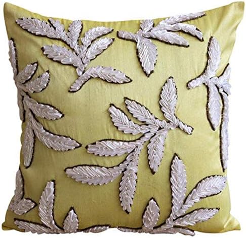 Amazon Com The Homecentric Designer Yellow Decorative Pillowcase