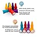 CNYMANY 8 pcs of Wine Stoppers, Reusable Silicone Beverage Bottle Sealer Replacement with Grip Top for Cork to Keep the Wine Fresh - Red, Purple, Orange, Blue