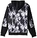 Southpole Men's Big-Tall Full Zip Hoodie with Funky Tie Dye