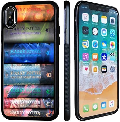 VONDERiPhone Xs Max Case, Harry Potter Book Tough Anti-Skid TPU Phone Cases for iPhone Xs Max Cover