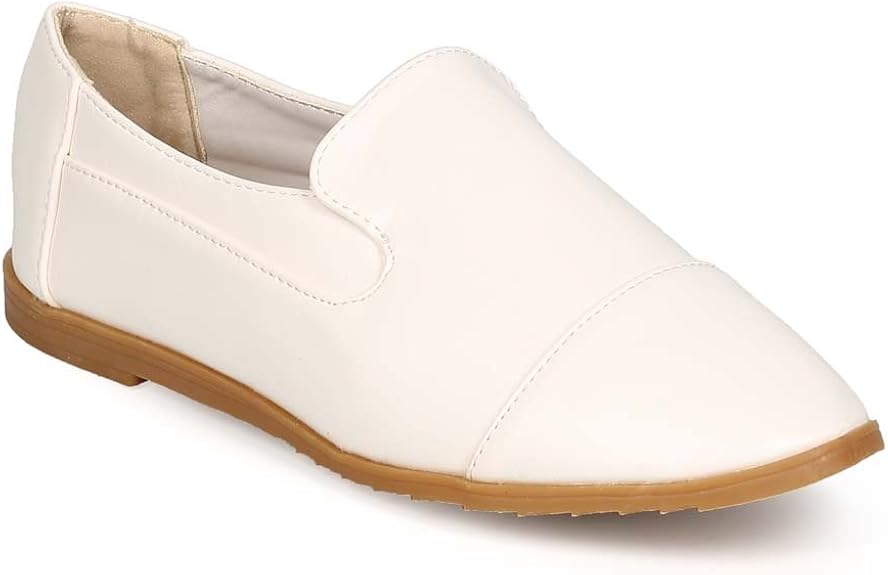 blue leatherette slip on loafer