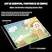 A3 Tracing Light Box, Elfeland Stepless Brightness Control with Memory Function Portable Ultra-Thin Light Panel LED Light Pad Copy Board USB Power Cable for Drawing, Sketching, Animation