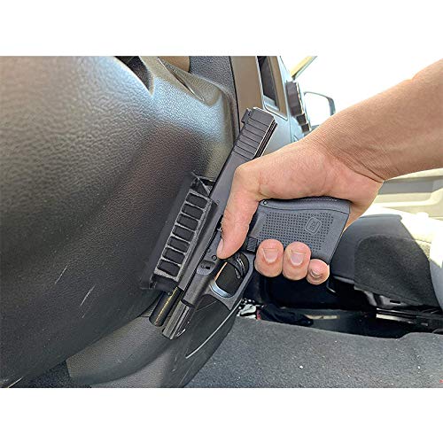 MytypeMag Gun Magnet Mount | Magnetic Handgun Mount & Holder - Concealed Tactical Firearm Accessories & Gun Accessories Holder for Truck, Car, Wall, Vehicle (Mg007) - Thumbnail 4